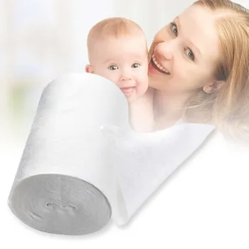 

1 Roll Baby Diaper Nappy Liner Flushable Biodegradable Disposable Cloth Nappy Diaper Safety Bamboo Liners For Baby 18x30cm