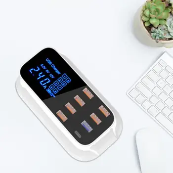

8 Ports Quick Charge 3.0 Led Display USB Charger For Android iPhone Adapter Phone Tablet Fast Charger