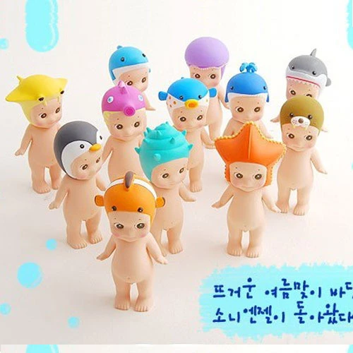 Mini Figurines D Ange En Pvc Serie Kawaii Marin Poupee Bebe Kewpie Collection Cadeau D Anniversaire Aliexpress
