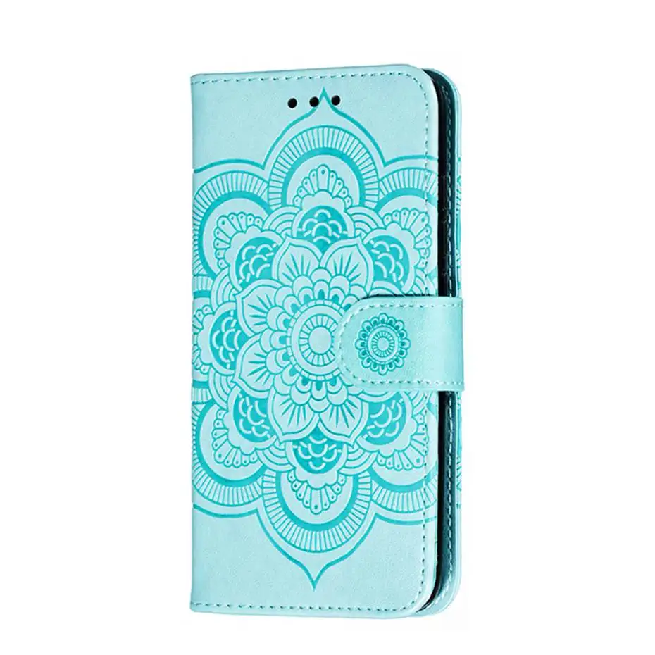 Premium PU Leather Flip Wallet Cover - Universal Fit