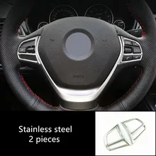 Автомобильный Стайлинг, кнопки на руль, наклейки, Накладка для BMW 1 2 3 4 серии F20 F21 F30 F32 3GT F34, аксессуары для салона автомобиля