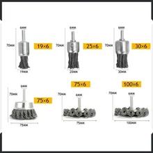 Brosses à roue métallique en acier inoxydable, outils rotatifs, perceuse, graveur, broyeur, polissage, élimination de la rouille en métal, ensemble d'outils