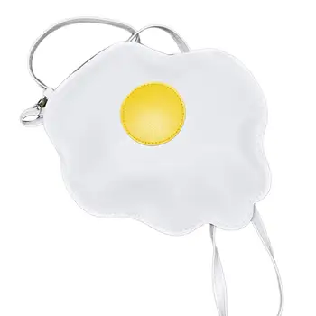 

Travel Dating Fried Egg Shape Women's Faux Leather Crossbody Shoulder Bag