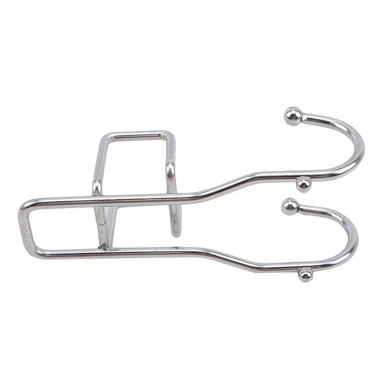 Stainless Steel Seamless Punch Free Bathroom Hook Towel Clothes Hat Key Strong Adhesive Wall Hook