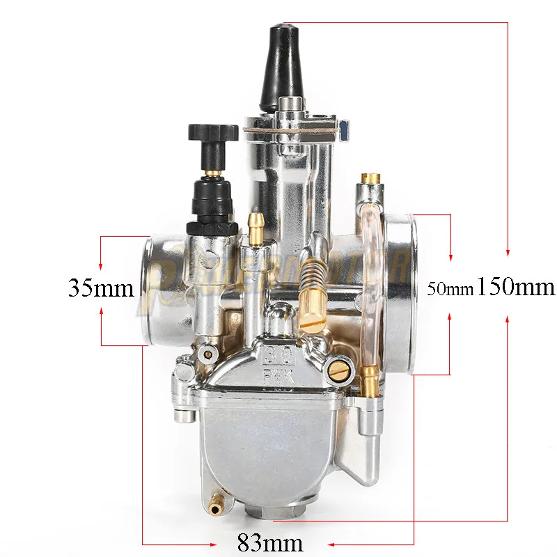 Двигатель 30 мм Универсальный Carb для Mikuni PWK 30 карбюратор Carburador запчасти 100cc до 150cc скутеры с силовой струей мотоцикла ATV