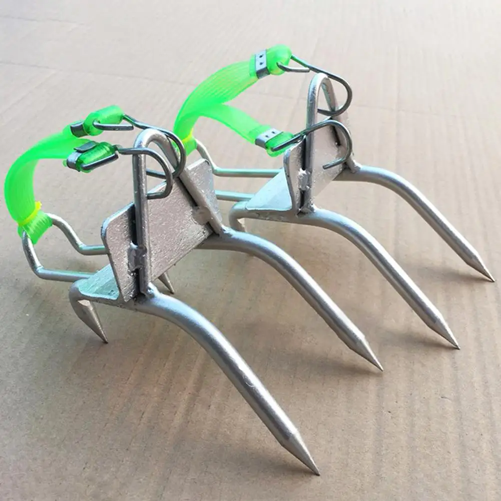 

Tree Climbing Tool Pole Climbing Spikes For Hunting Observation Picking Fruit 304 Stainless Steel Climbing Tree Shoes Outdoor 4
