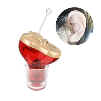 

Hearing Aid Mini Ear Hearing Aid Volume Adjustable Battery Invisible Elderly Hearing Impaired Hearing Amplifier