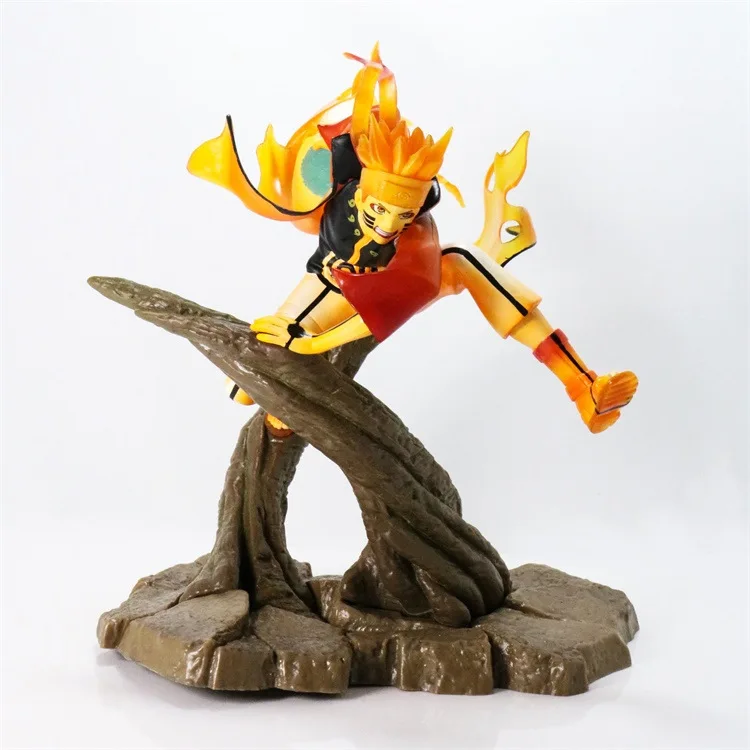 

Naruto Shippuden Uzumaki Naruto Immortal Bonus Nine Tail Mode Branch Scene Garage Kit Model