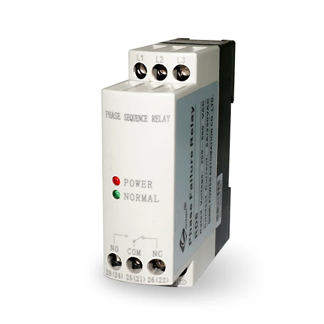 Защитное реле напряжения GINRI JVRD6 200 500VAC контроля фазовой потери и