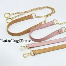 

Retro Bag Shoulder Strap PU Leather Bag Strap Solid Color Simple All-match Handle Leather Bag Strap Bag Accessories Wholesale