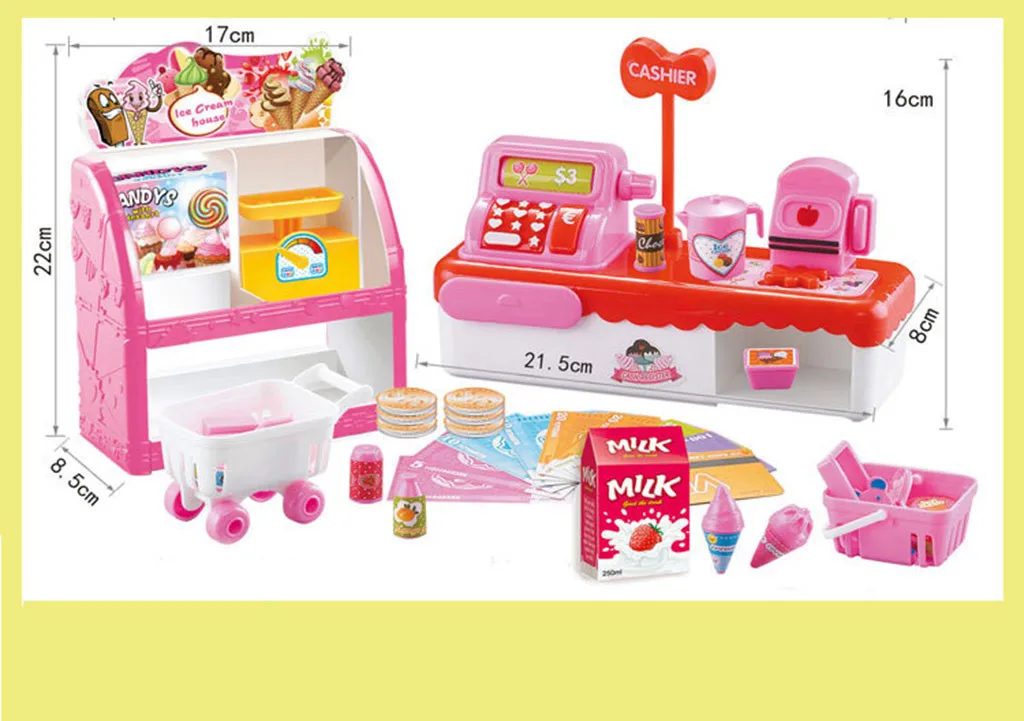 Кухонные игрушки, мини моделирование, мороженое, супермаркет, 3-7 лет, косплей, игрушки, детские подарки, cocina de juguete 1226