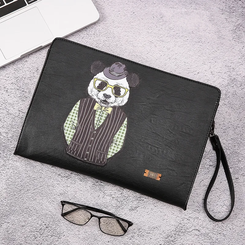 

2019 Cool Animal Fashion for Men And Women Handbag New Style Trend Soft Contrast Color Paste Bag Clutch Bag Clutch