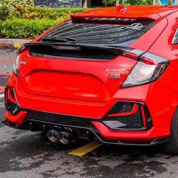 

For 2021 Hatchback Honda Civic Special Scorpio Tail Throat Exhaust Pipe Modification Carbon Fiber Large Diameter Tail Pipe Tail