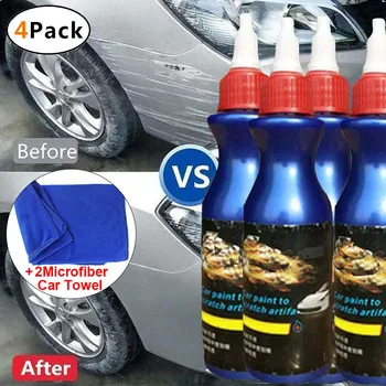 

4PC Paint Scratch Repair Agent Polishing Wax Paint Scratch Repair Remover Paint Care Polishing Paste Wax Anti-scratch Car Polish