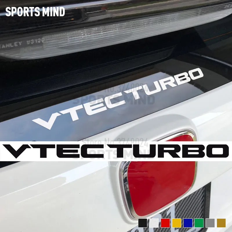 5 X виниловая наклейка на автомобиль VTEC TURBO для Honda Fit Jazz GK5 аксессуары JDM