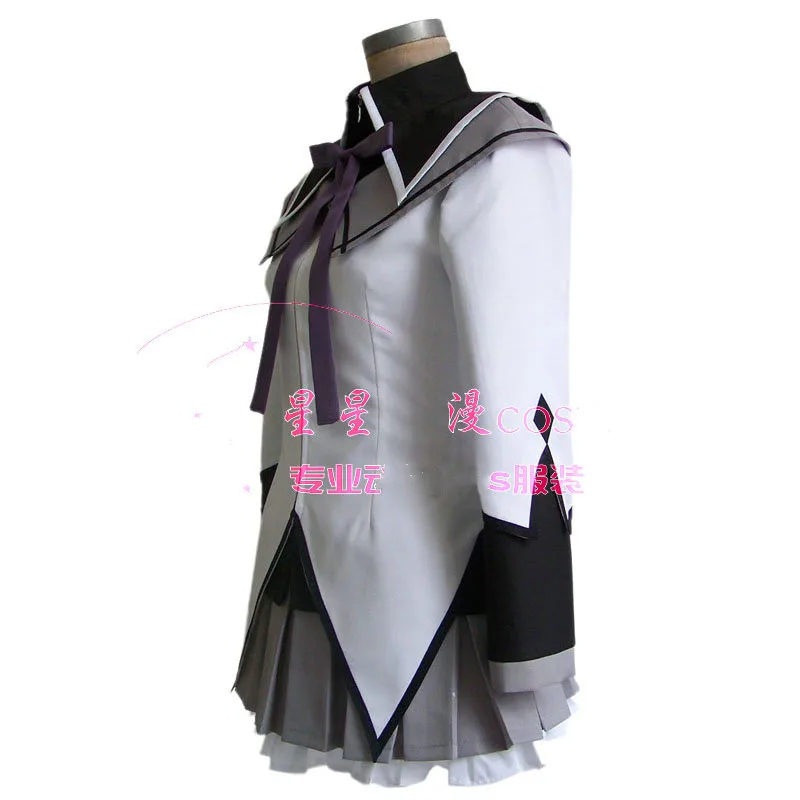 Puella Magi Madoka Magica Akemi Homura Косплей Костюм Школьная Униформа рождественское