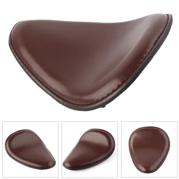 

3" Brown Motorbike PU Leather Solo Seat For Harley Honda Yamaha Kawasaki Suzuki Sportster Bobber Chopper