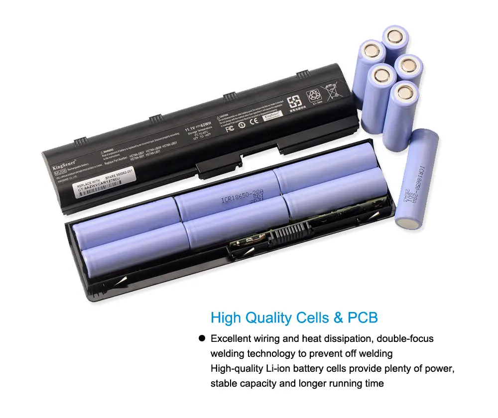 Bateria Nova da Pilha de Coreia para hp Pavilion g4 g6 g7 G32 G42 G56 G62 G72 Cq42 Cq43 Cq56 Cq62 Cq72 Dm4 Dm4t Mu06 593553 001 Hstnn-ubow - Imagem 6