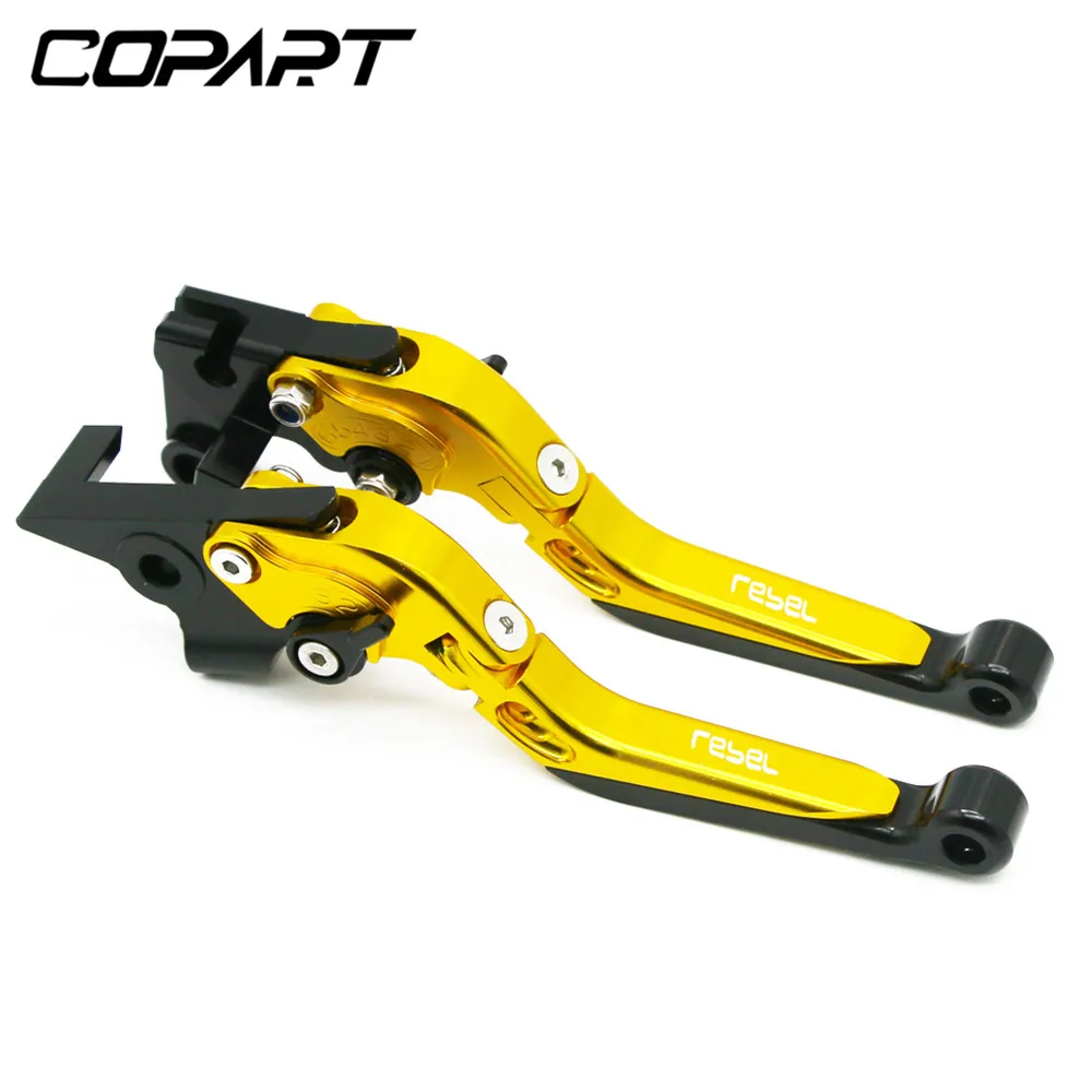 Для HONDA CMX500 CMX 500 REBEL 300 REBEL300-19 Мотоцикл с ЧПУ Регулируемая Складная Выдвижная ручка рычаг тормоза сцепления Рычаги - Цвет: GLBKGLBK