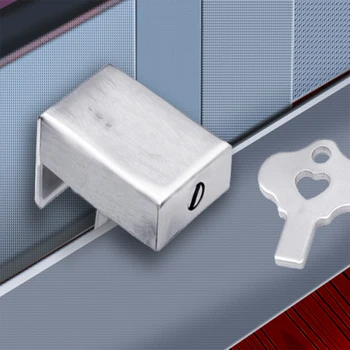 

Window lock buckle aluminum screen door window lock lock child protection safety lock sliding door anti-theft limiter