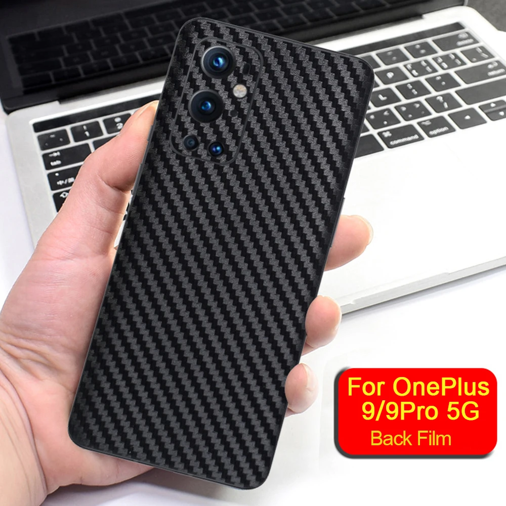 

2023 New 3D Carbon Fiber Skins Film Wrap Back Paste For Oneplus 9 Pro 5G 8 7T Pro 6 6T Guard Decal Skin Protective Sticker Film