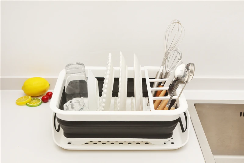 Складная подставка для посуды набор сушильных сливов кухонная полка хранения