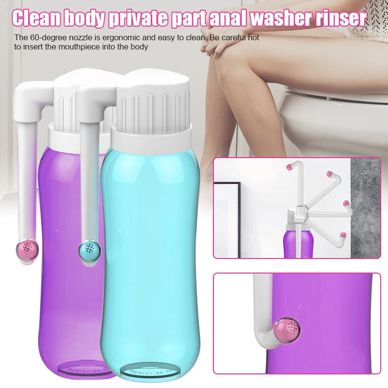 Portable Bidet Cleaner Personal Sprayer Washing Ass Pregnant Women Vaginal Anal 500ML Health Care EK-New | Красота и здоровье