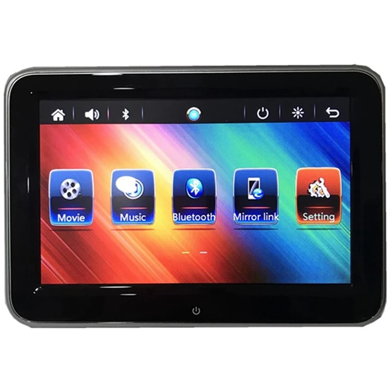 8 дюймов Hd Автомобильный подголовник монитор Dvd видео плеер Usb/Sd/Fm Tft Lcd цифровой экран нажмите кнопку Игры дистанционное управление автомобиля Mp5 плеер