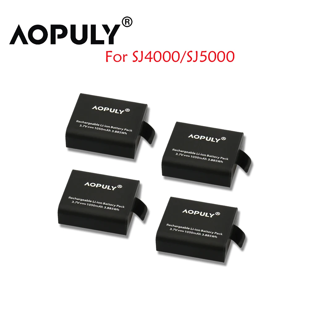 Аккумулятор SJCAM PG1050 + аккумулятор sj 4000 5000 6000 dual USB зарядное устройство для камеры