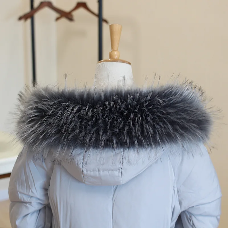 KOOSUFA Bontkraag, kunstbont, bontkraag, capuchon, wintersjaal met
