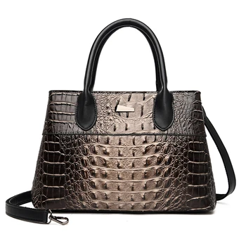 

Luxury Handbag Vintage Crossbody Bags for Women 2020 Fashion High Quality Leather Shoulder Messenger Bag Alligator Ladies Hand