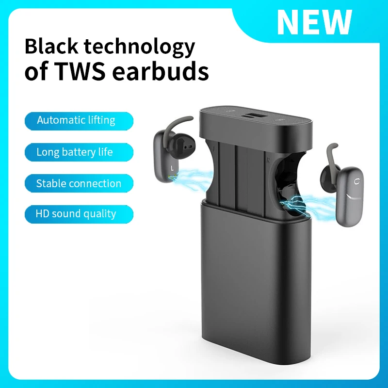 TWS-стереонаушники с поддержкой Bluetooth 5 1 и пауэрбанком сенсорное управление