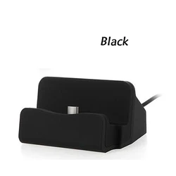 Universal Type C USB Dock Charger and Stand - Black (For Type C)