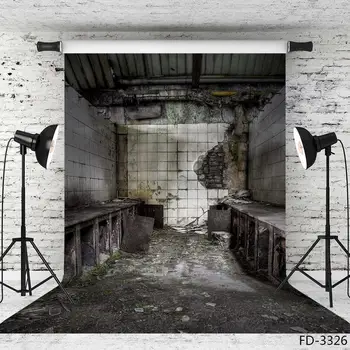 

Old Abandon Grunge Kitchen Backdrops Children Young Portrait Indoor Scenic Photography Backgrounds Photocall Photo Studio Props