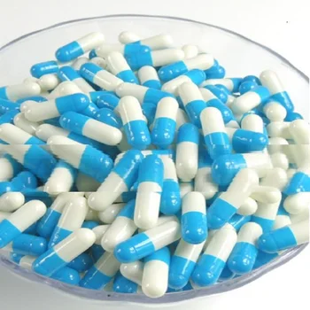 

00# 1,000pcs!Joined or seperated capsule,blue-white colored!HPMC hard empty gelatin capsules sizes 00, gelatin empty capsules