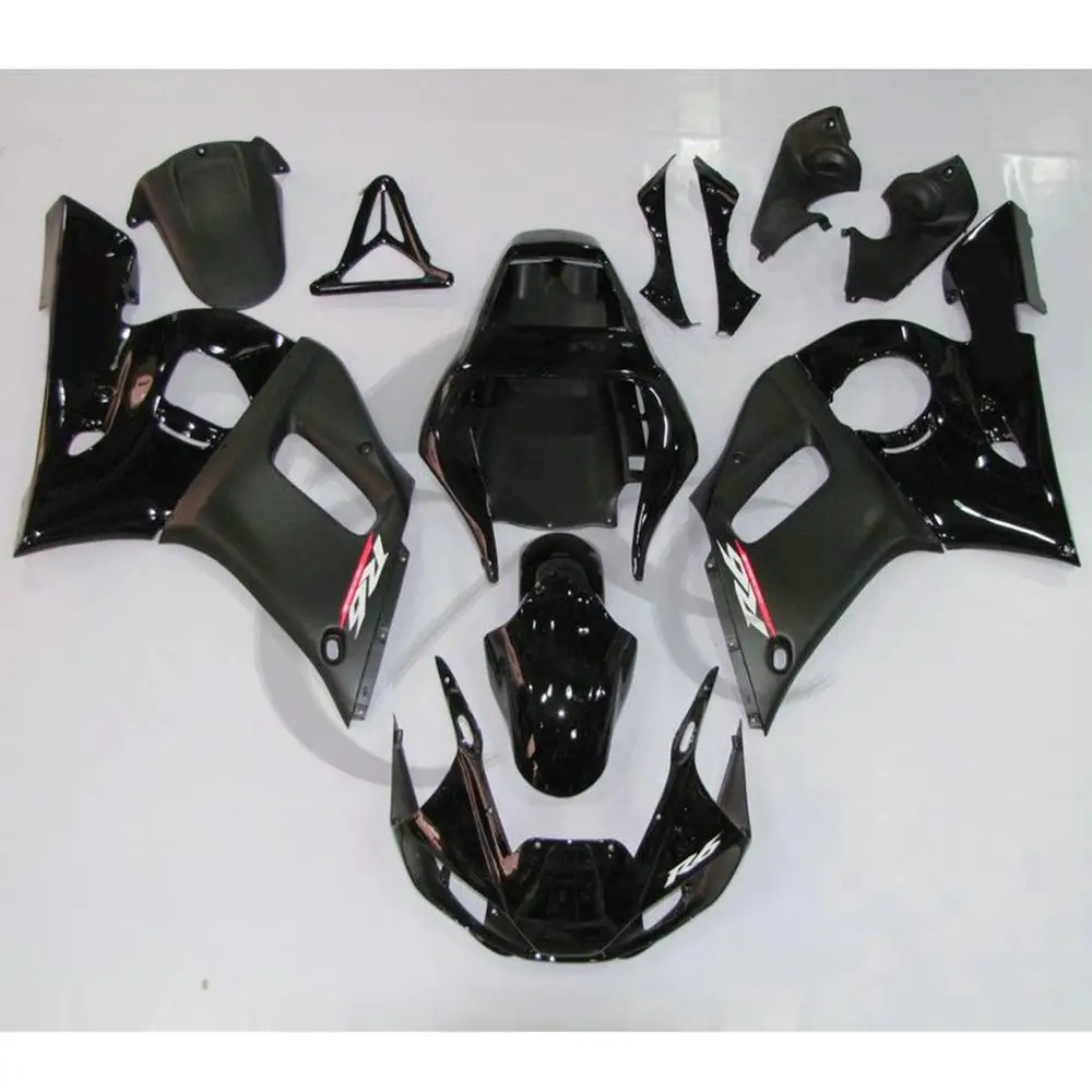 

Motorcycle Motorbike Injection ABS Plastic Painted Black Fairing Bodywork Kit For Yamaha YZF R6 YZF-R6 1998-2002 2001 2000 1999