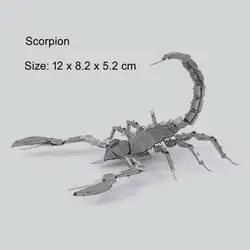 Montar um quebra cabeça de metal escorpião