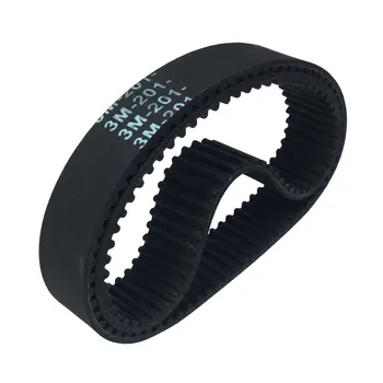 

HTD 3M Round Rubber Timing Belts 402/411/420/432/435/450/462/465/468/477/480mm Length 6/10/15mm Width Drive Belts Closed-Loop