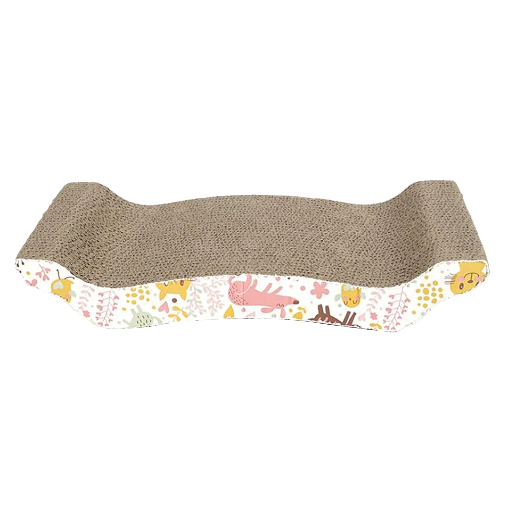 

Durable Corrugated Paper Cat Scratcher Kitten Cat Scratching Pad Board Mat Scratcher Pet Cats Game Scratching