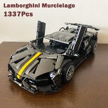 Criador especialista 023015 1337 peças de alta tecnologia 488 rsr fórmula carro de corrida gte moc tijolos modulares blocos de construção modelo meninos sonho brinquedos