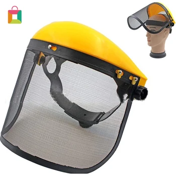 

Chainsaw Safety Helmet Lawnmower Trimmer Protective Hat Forestry Visor Protection Face Mower Mask Cozy