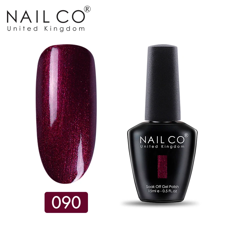 11090 NAILCO красный Гель-лак серии Soak Off esmaltes permanentes de uv y led эмалированный Гель-лак 15 мл УФ-гель лак для ногтей - Цвет: 11090