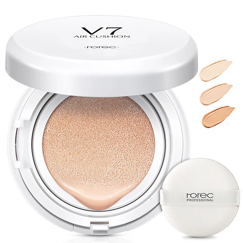 

Horec V7 Air Cushion BB Cream Sodium Carbonate Vitamin Yeast Peptide Concealer Moisturizing Makeup Whitening Face Cosmetics