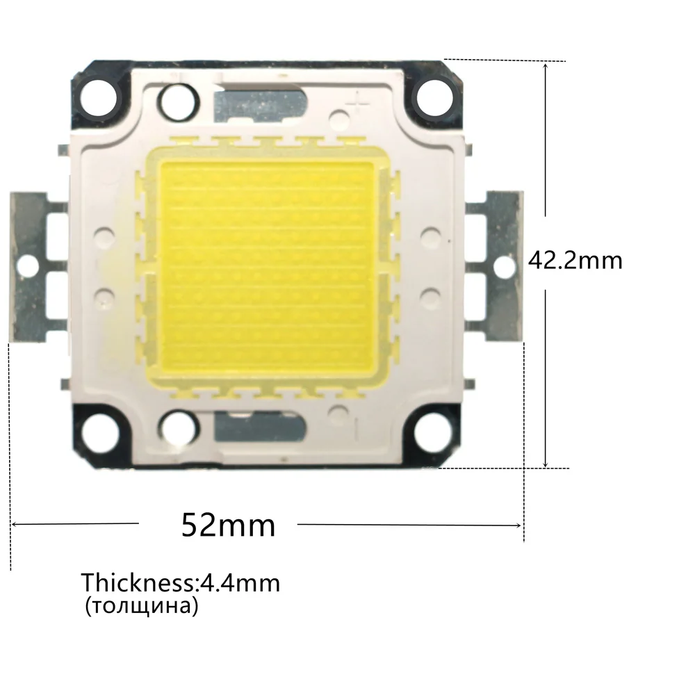 100W Square bracket integrated high power LED lamp beads IMG_4594a4000LED 