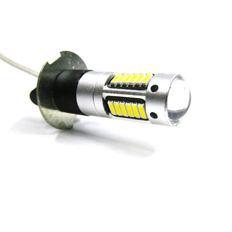 2 шт. противотуманный светильник H1 H3 4014 30SMD автомобильный противотуманный светильник 30Led передний противотуманный светильник H1 светодиодные лампы светодиодный противотуманный светильник 12 в супер яркий декодированный