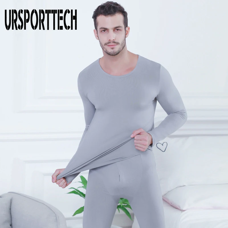 URSPORTTECH комплект термобелья для мужчин и женщин, Осень-зима, Удобные кальсоны, тонкие, сохраняющие тепло, рубашка+ штаны, набор нижнего белья для пар