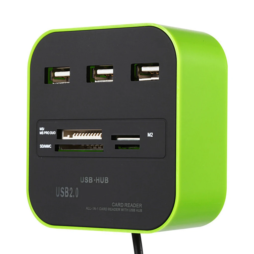 Usb-хаб Micro SD USB2.0 Многофункциональный кард-ридер адаптер планшетный ПК компьютер ноутбук разъем