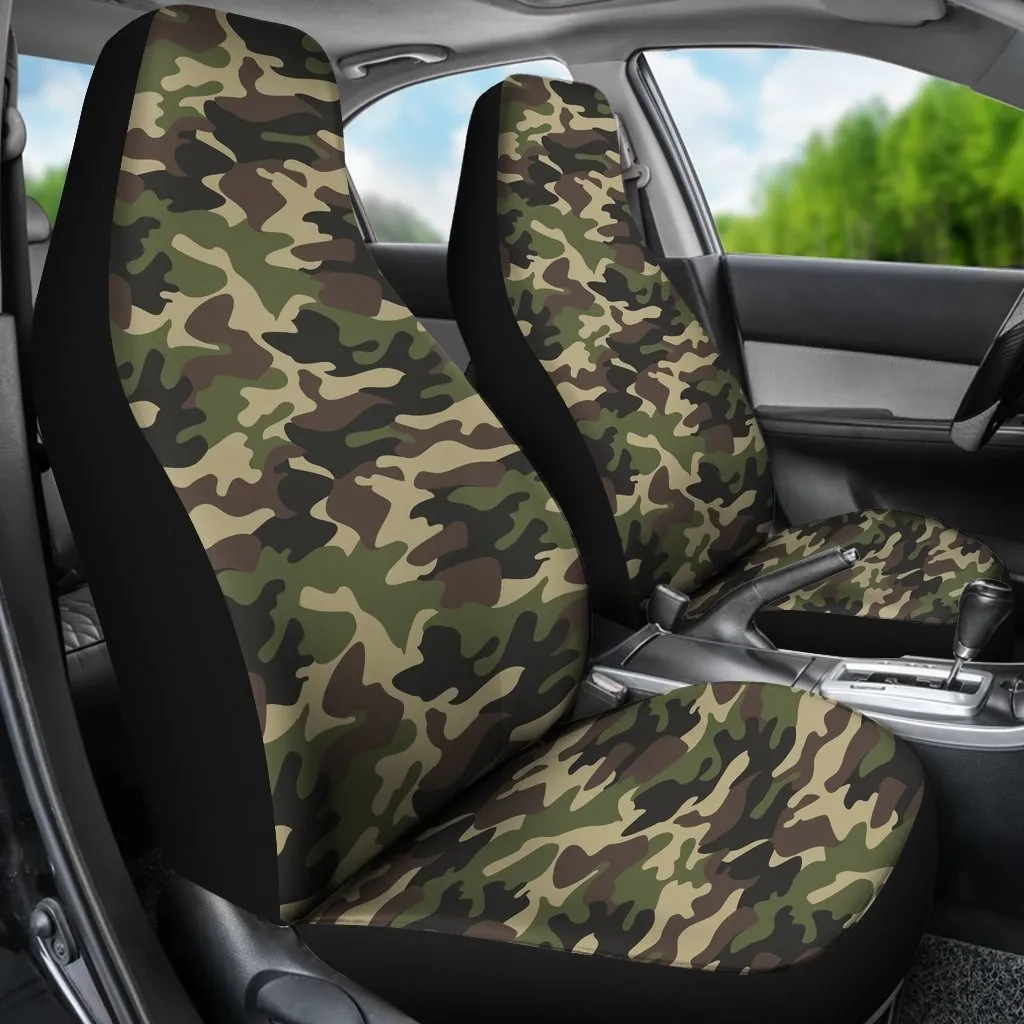 Each Car Vehicle Suits Camouflage Pattern Front and Rear Seat Cover Kit Free Shipping Fast Delivery