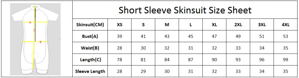 Short sleeve Skinsuit