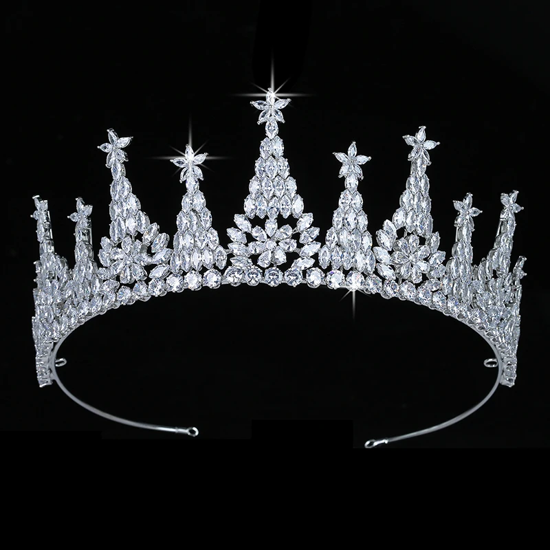 Tiaras And Crowns HADIYANA Retro Magnificent Women Wedding Hair